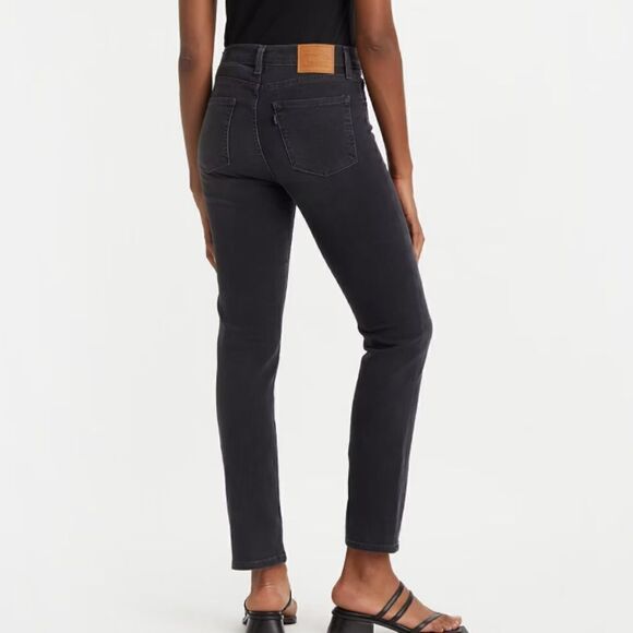 NWT LEVIS PREMIUM 724 HIGH-RISE STRAIGHT
CROPPED Sz 24 Black - Picture 5 of 16